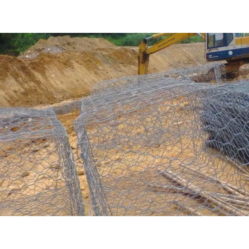 Hexagonal Wire Mesh Gabion Boxes Heavy Galvanized PVC Coated Gabion Wall Supplier